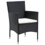 Dining chairs for garden, 4 units, black synthetic rattan by vidaXL, Garden chairs - Ref: Foro24-310562, Price: 229,00 €, Dis...