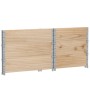 Pallet necklaces, 3 units, solid pine wood, 80x60 cm by , Loading platforms and pallets - Ref: Foro24-3295362, Price: 73,76 €...