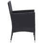 Dining chairs for garden, 4 units, black synthetic rattan by vidaXL, Garden chairs - Ref: Foro24-310562, Price: 229,00 €, Dis...