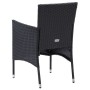 Dining chairs for garden, 4 units, black synthetic rattan by vidaXL, Garden chairs - Ref: Foro24-310562, Price: 229,00 €, Dis...