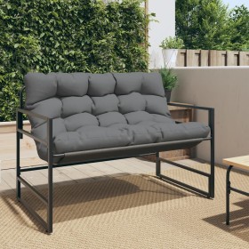 Garden bench with anthracite steel cushion 113 cm by , garden benches - Ref: Foro24-4009299, Price: 123,50 €, Discount: %