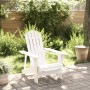 Adirondack chair made of solid white fir wood 69x85x90.5 cm by , Garden chairs - Ref: Foro24-4007243, Price: 82,41 €, Discoun...