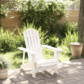 Adirondack chair made of solid white fir wood 69x85x90.5 cm by , Garden chairs - Ref: Foro24-4007243, Price: 79,99 €, Discoun...