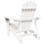 Silla Adirondack madera maciza de abeto blanco 69x85x90,5 cm de , Sillas de jardín - Ref: Foro24-4007243, Precio: 79,99 €, De...