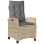 Garten-Essgruppe 5-teilig mit Kissen aus synthetischem Rattan in Beige. von , Gartensets - Ref: Foro24-3212824, Preis: 593,99...