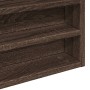 Vitrina de madera de ingeniería marrón roble 80x8,5x58 cm de , Estantes y estanterías - Ref: Foro24-847960, Precio: 49,92 €, ...