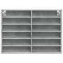 Engineered wood display case in gray concrete 80x8.5x58 cm by , Shelves and shelves - Ref: Foro24-847957, Price: 48,61 €, Dis...