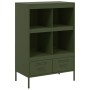 Cold-rolled steel sideboard in olive green 68x39x101.5 cm by , Sideboards - Ref: Foro24-843106, Price: 170,40 €, Discount: %