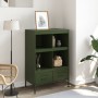 Cold-rolled steel sideboard in olive green 68x39x101.5 cm by , Sideboards - Ref: Foro24-843106, Price: 170,40 €, Discount: %