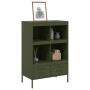 Cold-rolled steel sideboard in olive green 68x39x101.5 cm by , Sideboards - Ref: Foro24-843106, Price: 170,40 €, Discount: %