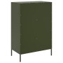 Cold-rolled steel sideboard in olive green 68x39x101.5 cm by , Sideboards - Ref: Foro24-843106, Price: 170,40 €, Discount: %