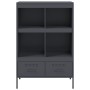 Cold-rolled anthracite steel sideboard 68x39x101.5 cm by , Sideboards - Ref: Foro24-843104, Price: 225,99 €, Discount: %