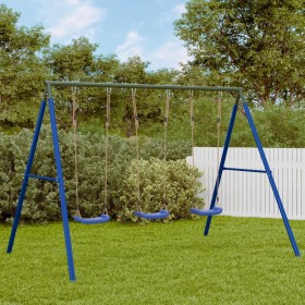 Schaukelspielplatz im Freien mit 3 Schaukeln von , Schaukeln und Spielgeräte - Ref: Foro24-3283589, Preis: 129,99 €, Rabatt: %