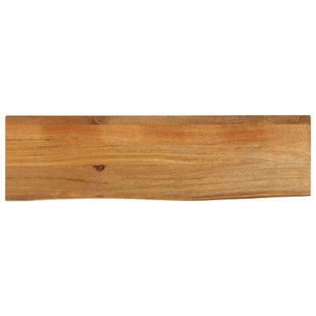 Tablero de mesa borde natural madera maciza mango 120x40x2,5 cm de , Tableros para mesas - Ref: Foro24-370542, Precio: 69,28 ...