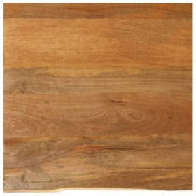 Solid mango wood natural edge table top 80x80x2.5 cm by , Table tops - Ref: Foro24-370554, Price: 79,48 €, Discount: %