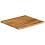 Tablero de mesa borde natural madera maciza mango 80x80x2,5 cm de , Tableros para mesas - Ref: Foro24-370554, Precio: 79,48 €...