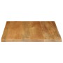 Tablero de mesa borde natural madera maciza mango 80x80x2,5 cm de , Tableros para mesas - Ref: Foro24-370554, Precio: 79,48 €...