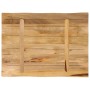 Solid mango wood natural edge table top 70x60x2.5 cm by , Table tops - Ref: Foro24-370667, Price: 55,87 €, Discount: %