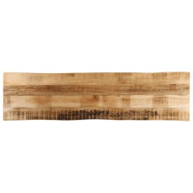 Massivholz-Tischplatte mit natürlicher Kante aus Mangoholz 180x40x2,5 cm. von , Tischplatten - Ref: Foro24-370665, Preis: 225...