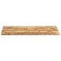 Solid mango wood natural edge table top 140x60x2.5 cm by , Table tops - Ref: Foro24-370673, Price: 125,85 €, Discount: %