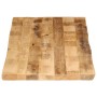 Solid mango wood natural edge table top 140x60x2.5 cm by , Table tops - Ref: Foro24-370673, Price: 125,85 €, Discount: %