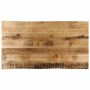 Solid mango wood natural edge table top 110x60x2.5 cm by , Table tops - Ref: Foro24-370671, Price: 73,62 €, Discount: %