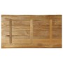 Solid mango wood natural edge table top 110x60x2.5 cm by , Table tops - Ref: Foro24-370671, Price: 73,62 €, Discount: %