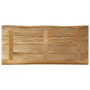 Solid mango wood natural edge table top 100x40x3.8 cm by , Table tops - Ref: Foro24-370684, Price: 61,66 €, Discount: %