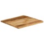 Solid mango wood natural edge table top 60x60x3.8 cm by , Table tops - Ref: Foro24-370690, Price: 52,21 €, Discount: %