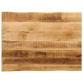 Solid mango wood natural edge table top 80x60x3.8 cm by , Table tops - Ref: Foro24-370692, Price: 64,55 €, Discount: %