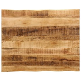 Solid mango wood natural edge table top 90x80x3.8 cm by , Table tops - Ref: Foro24-370699, Price: 106,19 €, Discount: %