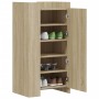 Mueble zapatero madera ingeniería roble Sonoma 52x37,5x100 cm de , Zapateros y organizadores de calzado - Ref: Foro24-848439,...