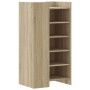 Schuhschrank aus Eichenholz in Sonoma-Optik, 52x37,5x100 cm. von , Schuhregale und Schuhorganisatoren - Ref: Foro24-848439, P...