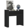 Black engineered wood console table 100x35x90 cm by , Side tables - Ref: Foro24-848466, Price: 69,41 €, Discount: %