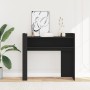 Black engineered wood console table 100x35x90 cm by , Side tables - Ref: Foro24-848466, Price: 69,41 €, Discount: %