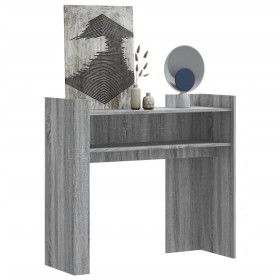 Mesa consola de madera de ingeniería gris Sonoma 100x35x90 cm de , Mesas auxiliares - Ref: Foro24-848470, Precio: 76,51 €, De...