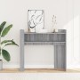 Mesa consola de madera de ingeniería gris Sonoma 100x35x90 cm de , Mesas auxiliares - Ref: Foro24-848470, Precio: 76,99 €, De...