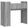 Engineered wood console table in Sonoma gray, 100x35x90 cm by , Side tables - Ref: Foro24-848470, Price: 69,41 €, Discount: %