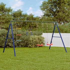 Outdoor swing set with swings, trapeze, and ladder by , Swings and play structures - Ref: Foro24-3283625, Price: 148,99 €, Di...