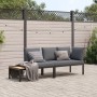 Gartensofagarnitur mit Kissen, 2-teilig, Schwarz, Aluminium von , Gartensets - Ref: Foro24-3283684, Preis: 297,09 €, Rabatt: %