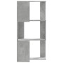 Corner shelf 3 levels gray wood concrete 50x50x102 cm by , Bookcases and shelves - Ref: Foro24-852594, Price: 58,81 €, Discou...