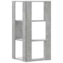 Corner shelf 3 levels gray wood concrete 50x50x102 cm by , Bookcases and shelves - Ref: Foro24-852594, Price: 58,81 €, Discou...