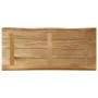 Solid mango wood natural edge table top 90x40x2.5 cm by , Table tops - Ref: Foro24-370659, Price: 46,57 €, Discount: %