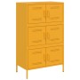 Mustard yellow steel sideboard 68x39x113 cm by , Sideboards - Ref: Foro24-842961, Price: 191,49 €, Discount: %