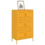 Mustard yellow steel sideboard 68x39x113 cm by , Sideboards - Ref: Foro24-842961, Price: 191,49 €, Discount: %