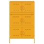 Mustard yellow steel sideboard 68x39x113 cm by , Sideboards - Ref: Foro24-842961, Price: 191,49 €, Discount: %