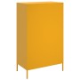 Mustard yellow steel sideboard 68x39x113 cm by , Sideboards - Ref: Foro24-842961, Price: 191,49 €, Discount: %