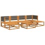 Garden sofa set with 7 pieces, solid acacia wood, and cushions. by , Outdoor sofas - Ref: Foro24-3278839, Price: 724,66 €, Di...