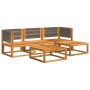 Set de sofás de jardín con cojines 5 pzas madera maciza acacia de , Sofás de exterior - Ref: Foro24-3278826, Precio: 535,80 €...