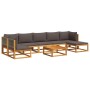 Garden sofa set with 8 pieces, solid acacia wood, and cushions. by , Outdoor sofas - Ref: Foro24-3278845, Price: 863,15 €, Di...